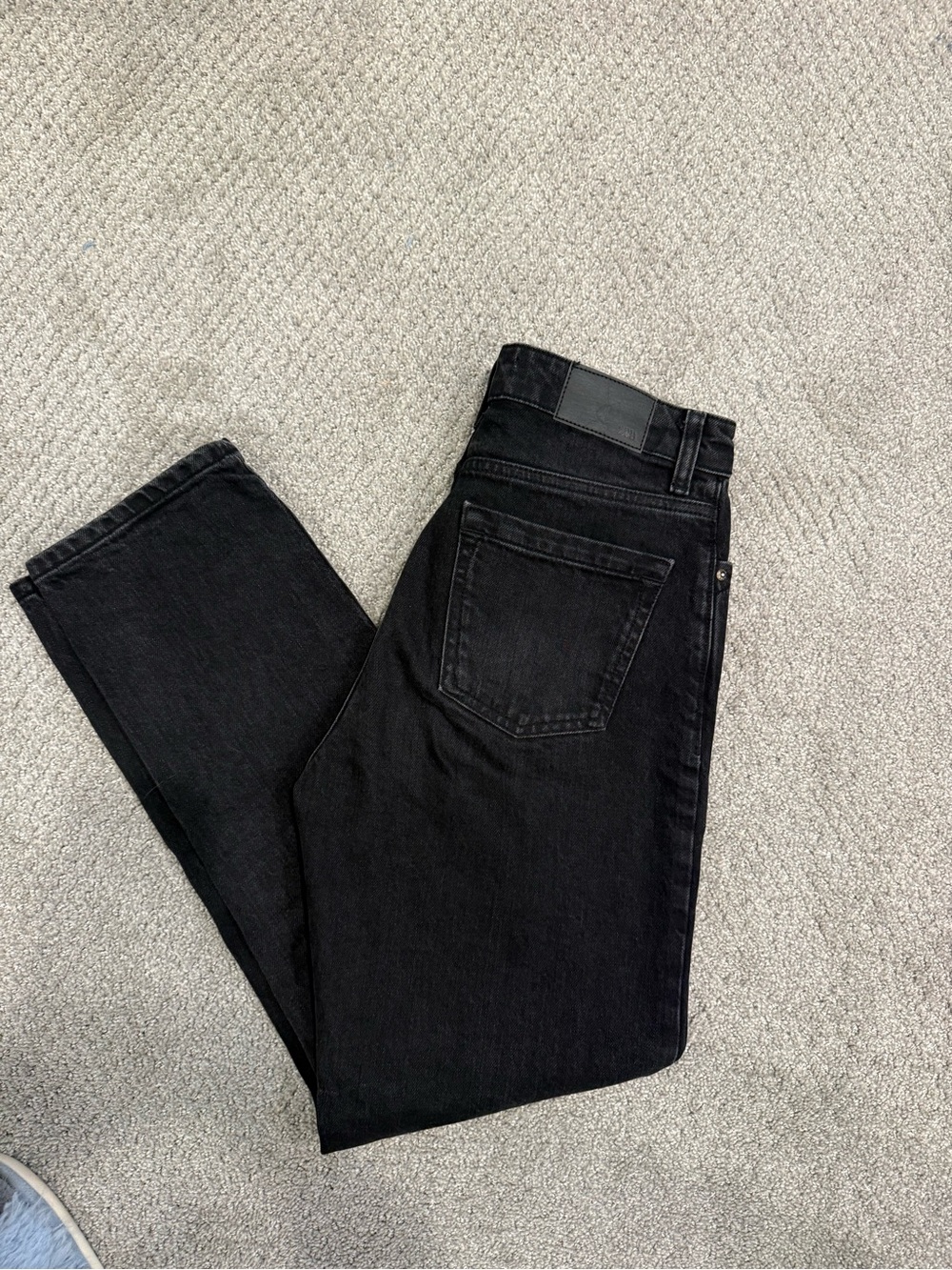 Zara Women's Black Slim Straight Jeans